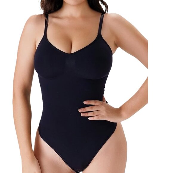 XL Bodysuit Sculpting Shapewear Black - Picture 2 of 7